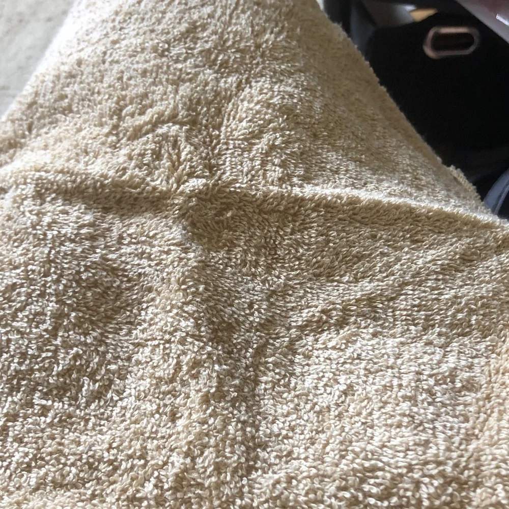 Soft Plush Beige wash cloth